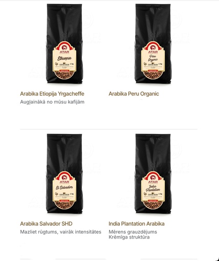 Izmēģinājuma izlase. 4 Kafijas - IEPRIEKŠPĀRDOŠANA